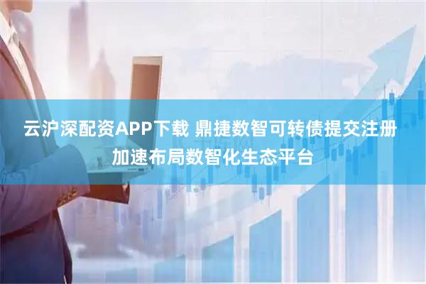 云沪深配资APP下载 鼎捷数智可转债提交注册 加速布局数智化生态平台